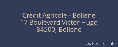 Crédit Agricole - Bollène