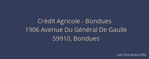 Crédit Agricole - Bondues