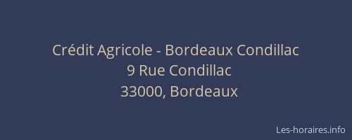 Crédit Agricole - Bordeaux Condillac