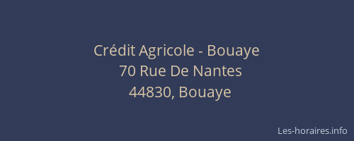 Crédit Agricole - Bouaye