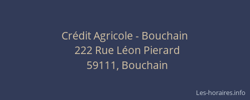 Crédit Agricole - Bouchain