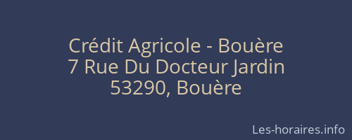 Crédit Agricole - Bouère