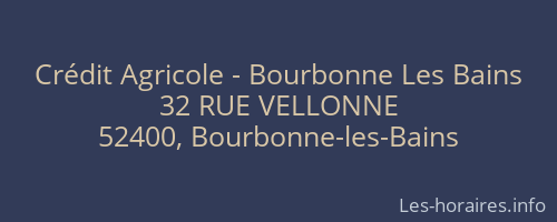 Crédit Agricole - Bourbonne Les Bains