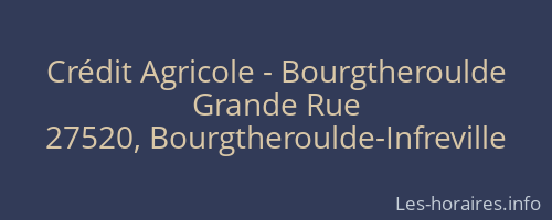 Crédit Agricole - Bourgtheroulde