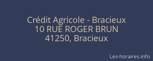 Crédit Agricole - Bracieux