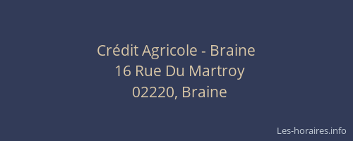 Crédit Agricole - Braine