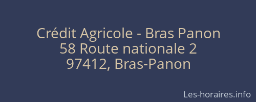 Crédit Agricole - Bras Panon