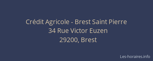 Crédit Agricole - Brest Saint Pierre