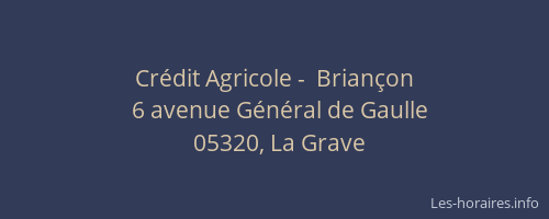Crédit Agricole -  Briançon
