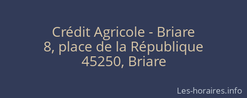 Crédit Agricole - Briare