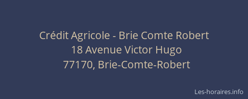 Crédit Agricole - Brie Comte Robert