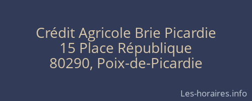 Crédit Agricole Brie Picardie