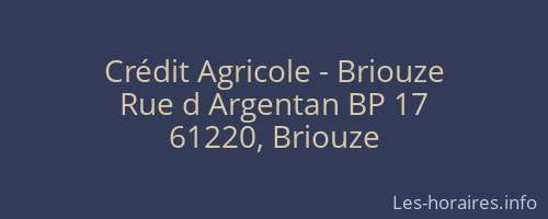 Crédit Agricole - Briouze