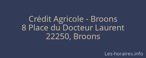 Crédit Agricole - Broons