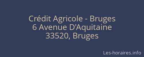 Crédit Agricole - Bruges