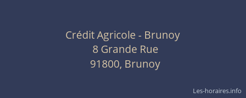 Crédit Agricole - Brunoy