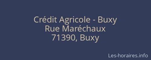 Crédit Agricole - Buxy