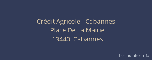 Crédit Agricole - Cabannes