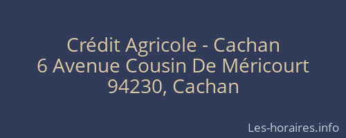 Crédit Agricole - Cachan