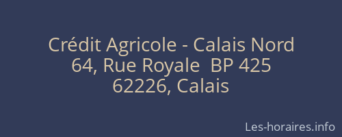 Crédit Agricole - Calais Nord