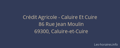 Crédit Agricole - Caluire Et Cuire