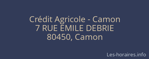 Crédit Agricole - Camon