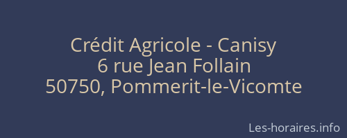 Crédit Agricole - Canisy