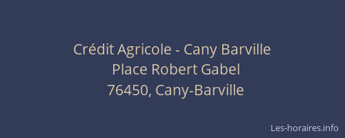 Crédit Agricole - Cany Barville