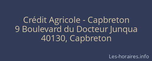 Crédit Agricole - Capbreton