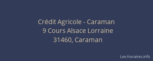 Crédit Agricole - Caraman