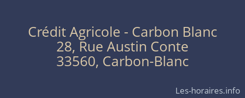 Crédit Agricole - Carbon Blanc