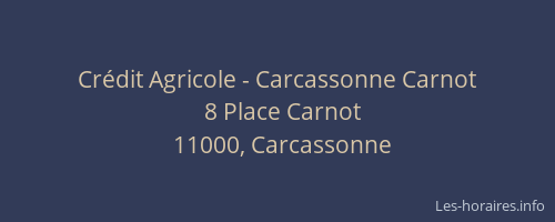 Crédit Agricole - Carcassonne Carnot