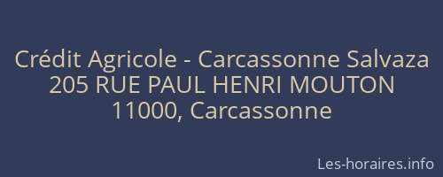 Crédit Agricole - Carcassonne Salvaza