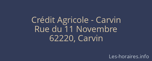 Crédit Agricole - Carvin