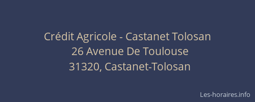 Crédit Agricole - Castanet Tolosan
