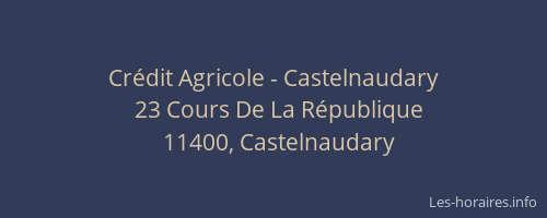 Crédit Agricole - Castelnaudary