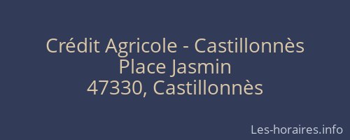 Crédit Agricole - Castillonnès