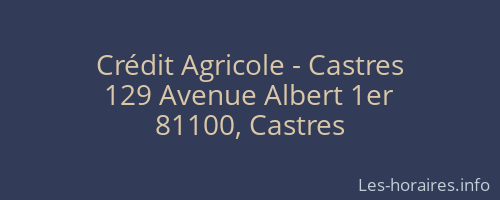 Crédit Agricole - Castres