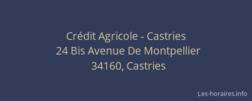 Crédit Agricole - Castries