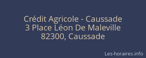 Crédit Agricole - Caussade