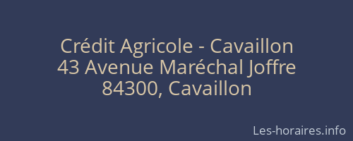 Crédit Agricole - Cavaillon