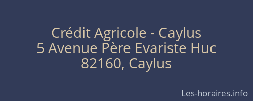 Crédit Agricole - Caylus