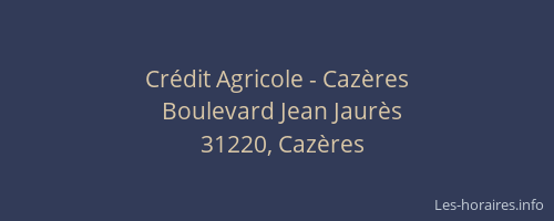 Crédit Agricole - Cazères