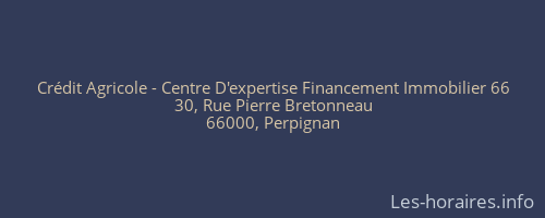 Crédit Agricole - Centre D'expertise Financement Immobilier 66