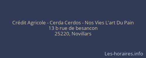 Crédit Agricole - Cerda Cerdos - Nos Vies L'art Du Pain