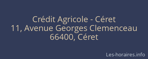 Crédit Agricole - Céret