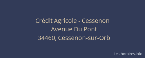 Crédit Agricole - Cessenon
