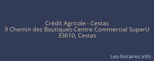 Crédit Agricole - Cestas