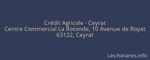 Crédit Agricole - Ceyrat