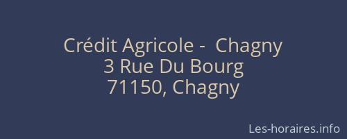 Crédit Agricole -  Chagny